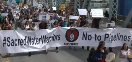Issue Video: thousands march against Northern Gateway pipeline