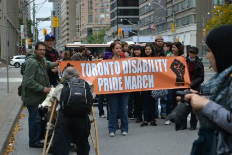 Issue Disabled people take to the streets in Toronto October 4th