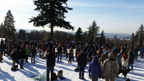 Issue Victory on Burnaby Mountain