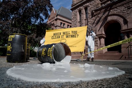 Issue Grassy Narrows mercury poisoning is an emergency! Wynne: clean the river now!