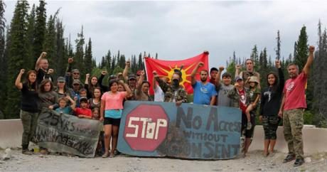 Issue Solidarity with the Unist'ot'en, Shut down the Coastal GasLink