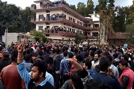 Issue Nuclear-armed India and Pakistan close to war over Kashmir