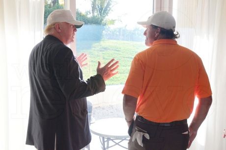 Issue Golf dumps Trump, sort of