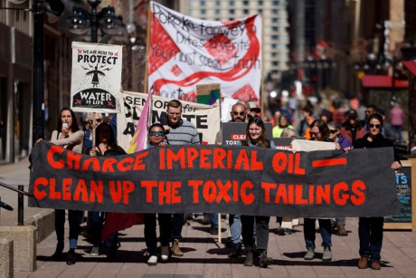 Issue Charge Imperial Oil for cover-up of toxic tar sands tailings leak